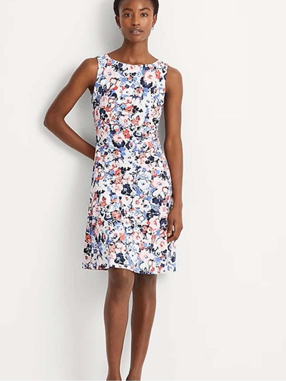 Lauren Ralph Lauren Georgette sleeveless Floral fit & flare Mini Dress Size 8